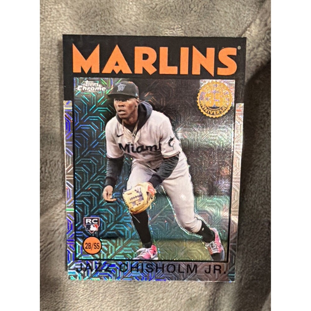 2021 Topps Update Series - Silver Pack 1986 Topps Chrome Baseball Jazz Chisholm